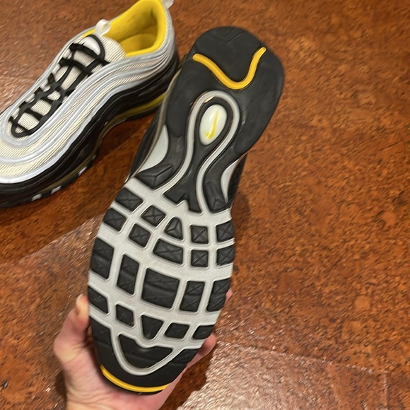 Nike Airmax 97 black yellow size 11.5 - Picture 2 of 8